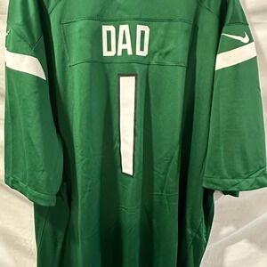 Green Nike NFL New York Jets Jersey Men's 5XL #1 DAD